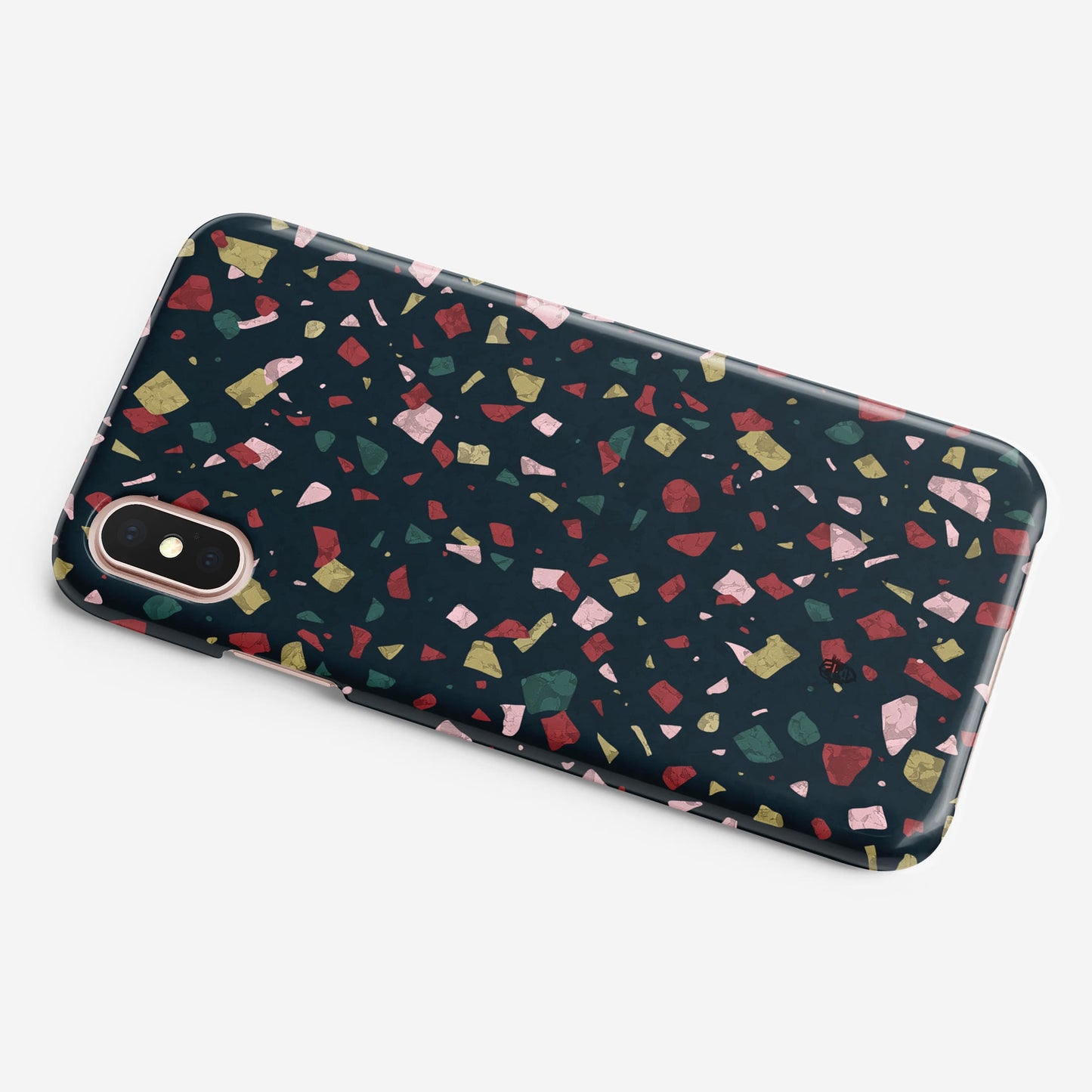 Personalised Winter Terrazzo Phone Case Phone Case