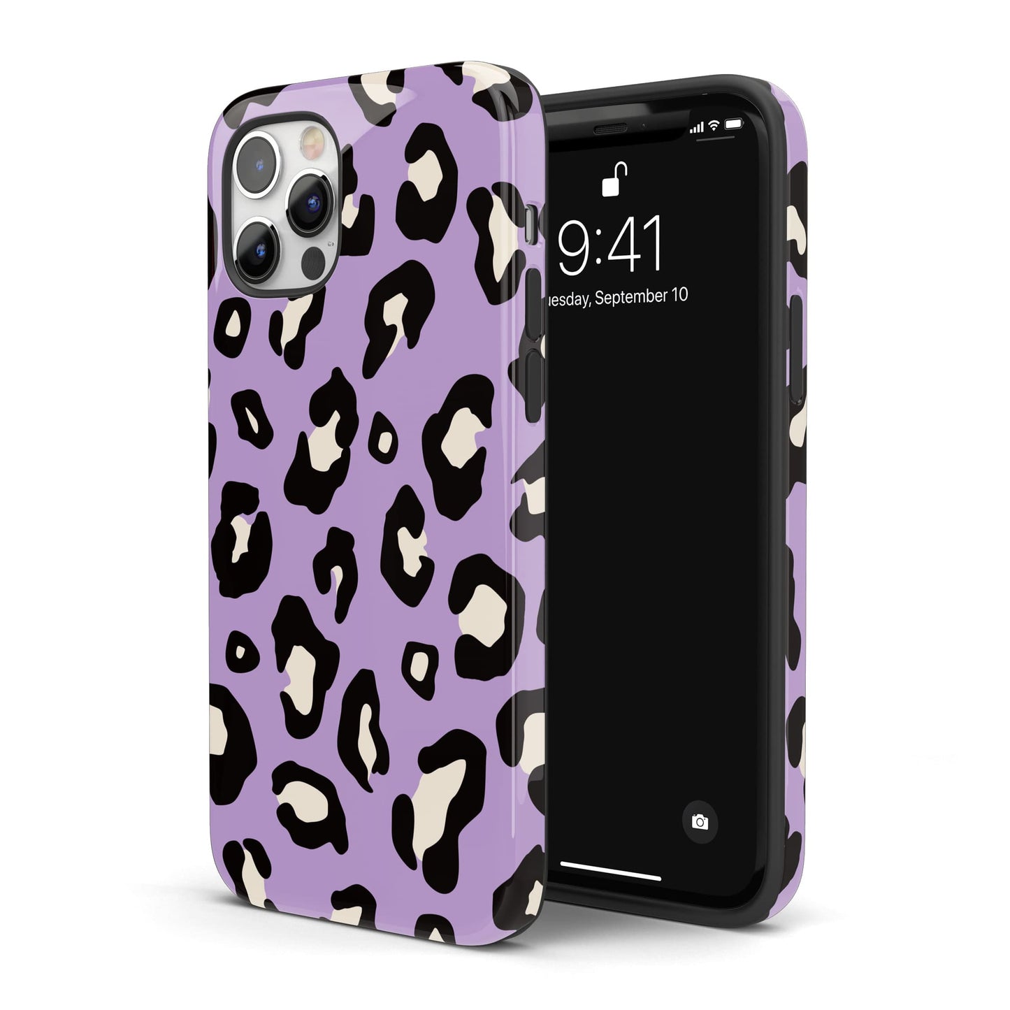Lavender Purple Leopard Print Pattern Phone Case Phone Case