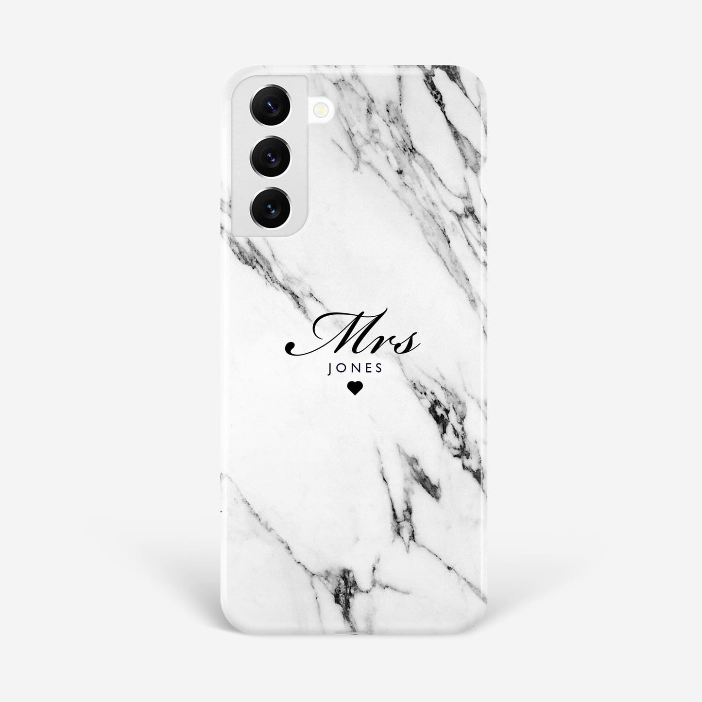 White Marble Custom Wife Name Phone Case Phone Case