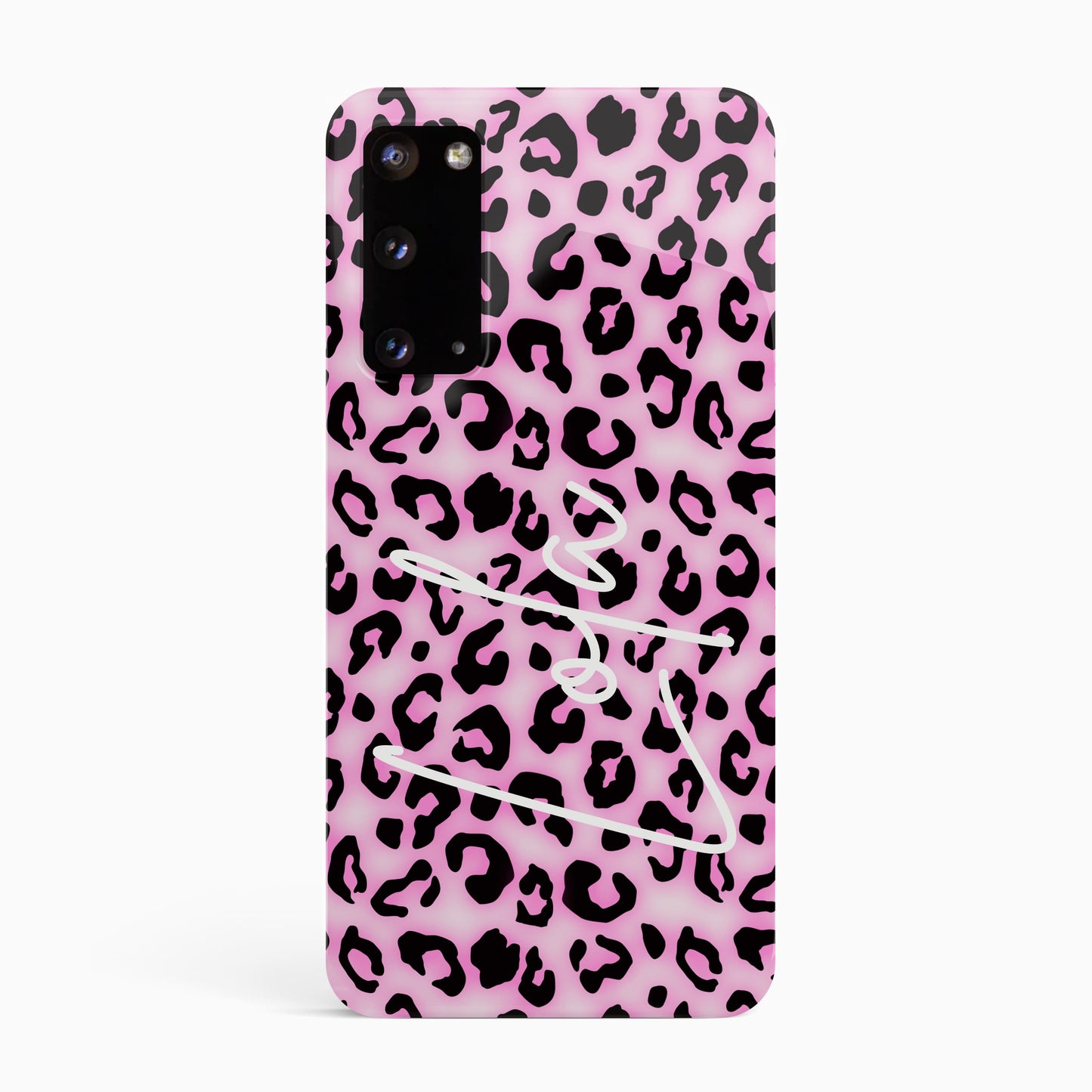 Personalised Pink Blush Leopard Print Phone Case Phone Case