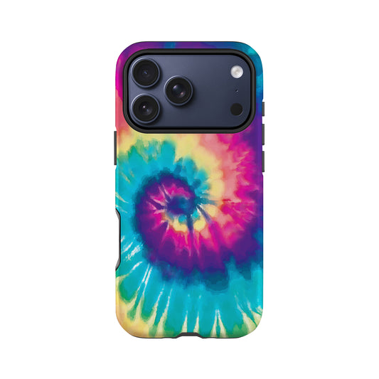 Rainbow Tie Dye Personalised Phone Case iPhone 17 Pro Phone Case
