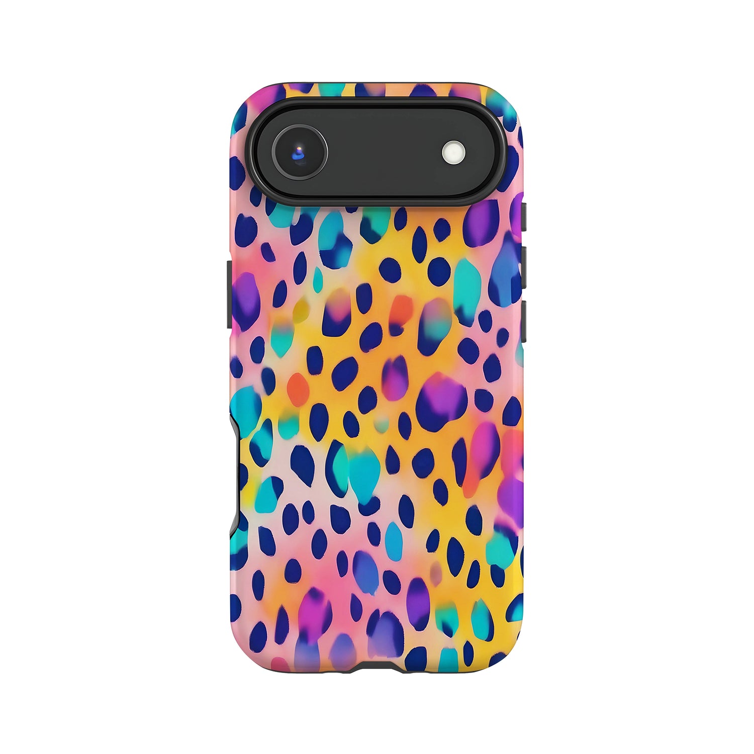 Abstract Rainbow Leopard Spots Print Case Phone Case