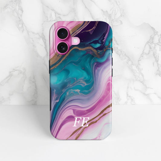 Candy Swirl Marble Personalised Phone Case  Phone Case