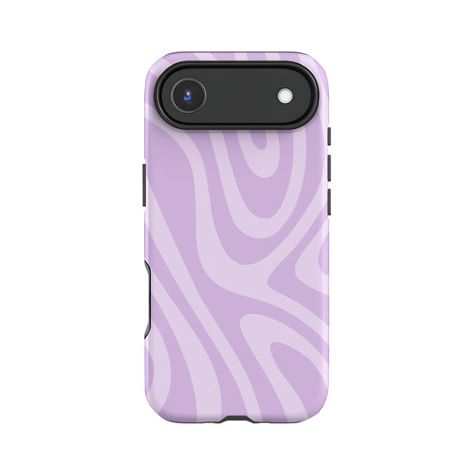 Light Purple Swirl Pattern Case iPhone 17 Air Phone Case