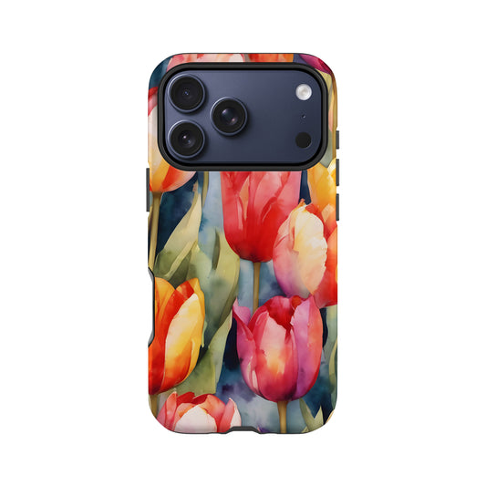 Tulip Floral Print Case Phone Case