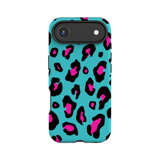 Blue and Pink Leopard Spots Case iPhone 17 Air Phone Case