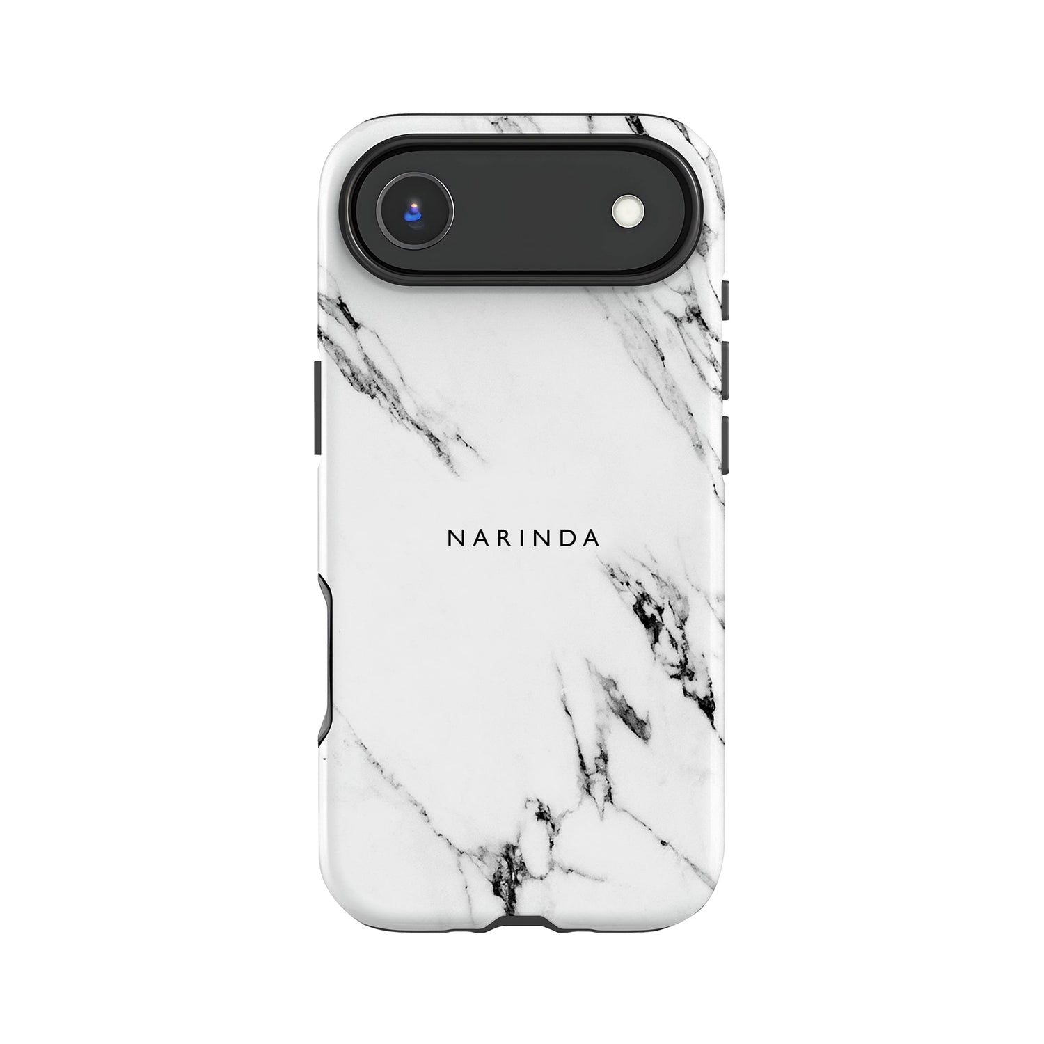 White and Black Marble Phone Case iPhone 17 Air Phone Case