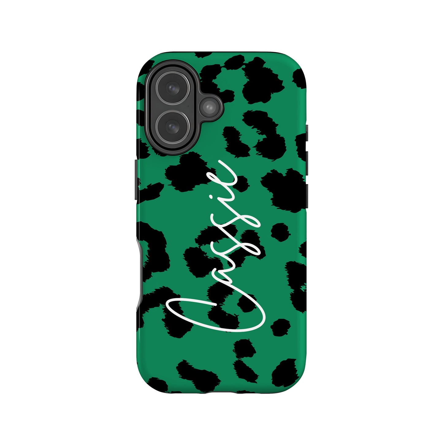 Green Custom Leopard Print Phone Case iPhone 17 Phone Case