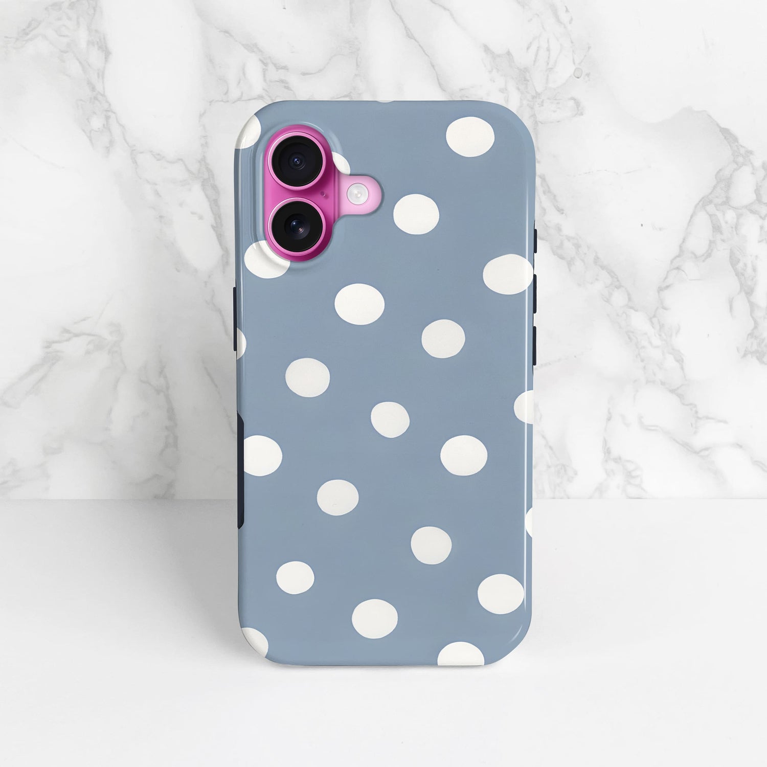 Muted Blue Polka Dot Phone Case  Phone Case