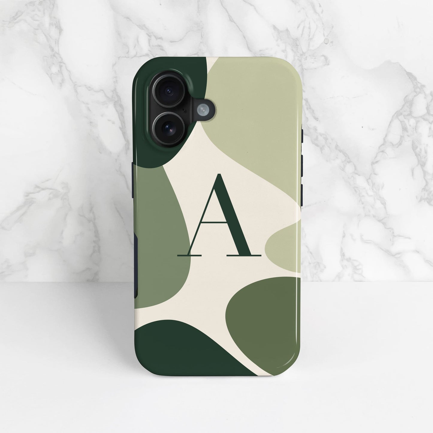 Personalised Abstract Green Colour Block Case  Phone Case