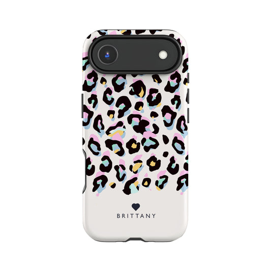 Custom Rainbow Leopard Print Phone Case iPhone 17 Air Phone Case
