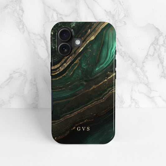 Gold Forest Marble Print Case  Phone Case