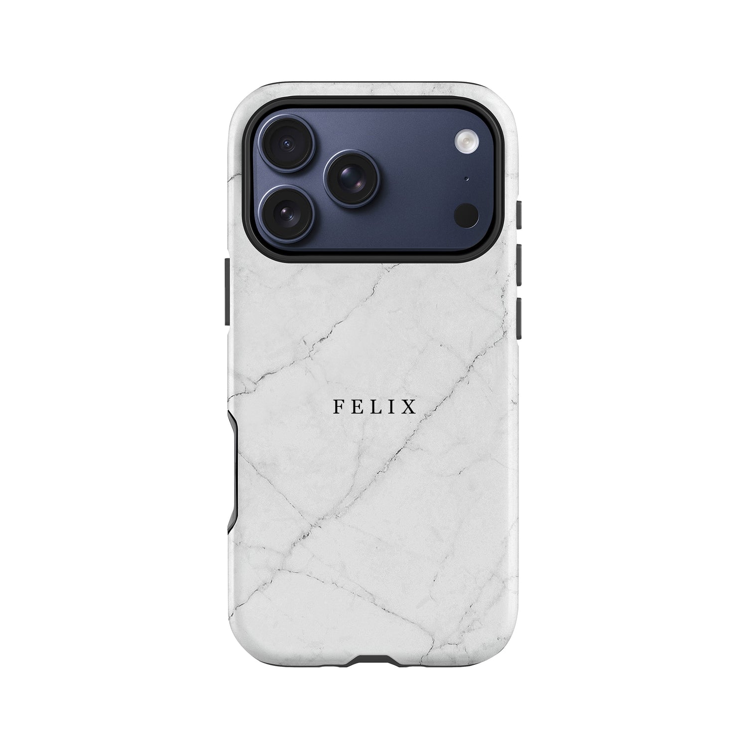 Personalised White Marble Phone Case Phone Case