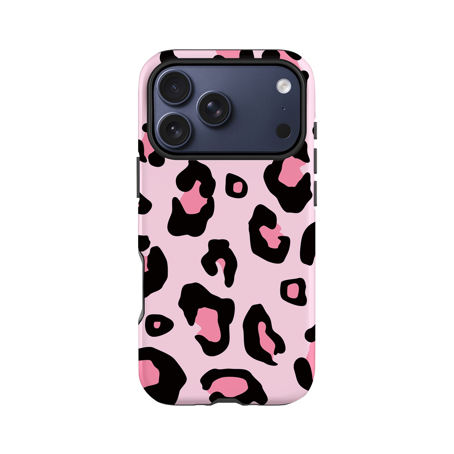 Pink Bubblegum Leopard Print Spots Case iPhone 17 Pro Phone Case