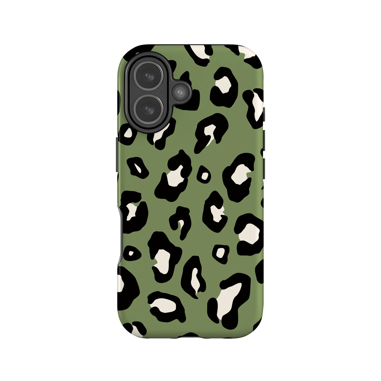 Khaki Leopard Print Animal Spots Pattern Phone Case iPhone 17 Phone Case