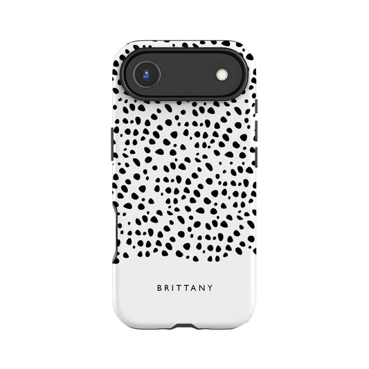 Personalised Black Dots Phone Case iPhone 17 Air Phone Case