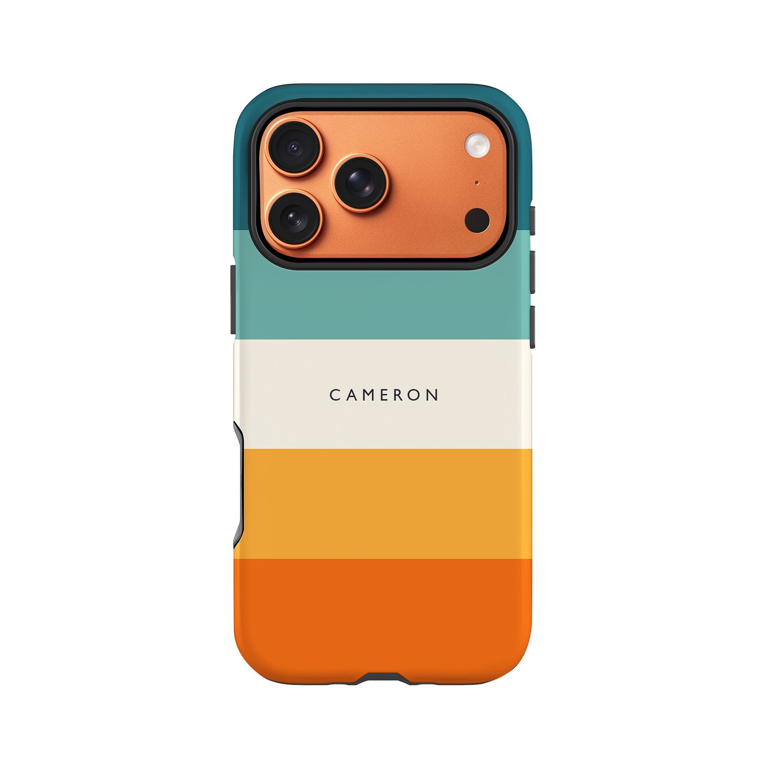 Blue and Orange Stripes Custom Case Phone Case