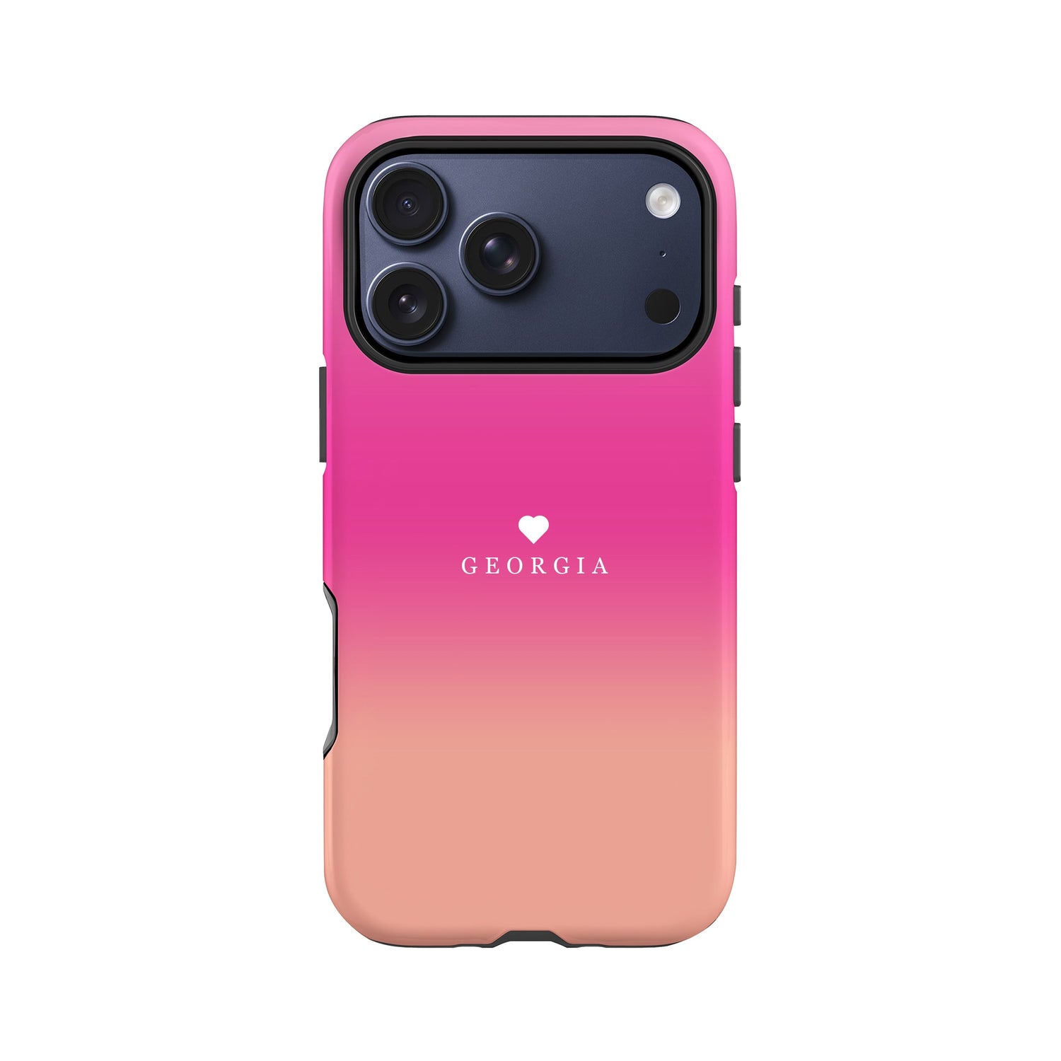 Personalised Pink Ombré Phone Case Phone Case