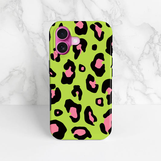 Green and Pink Leopard Spot Print Case  Phone Case