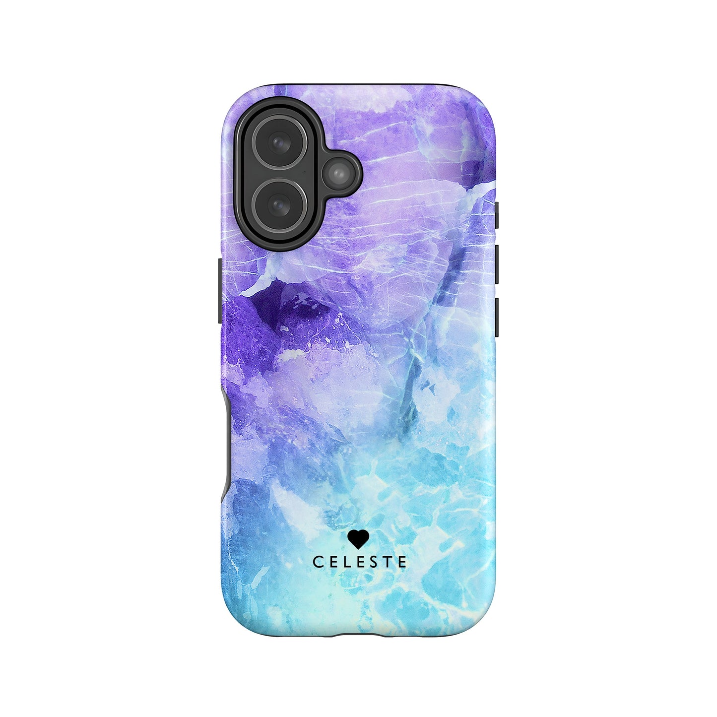 Purple and Blue Personalised Gift Phone Case iPhone 17 Phone Case