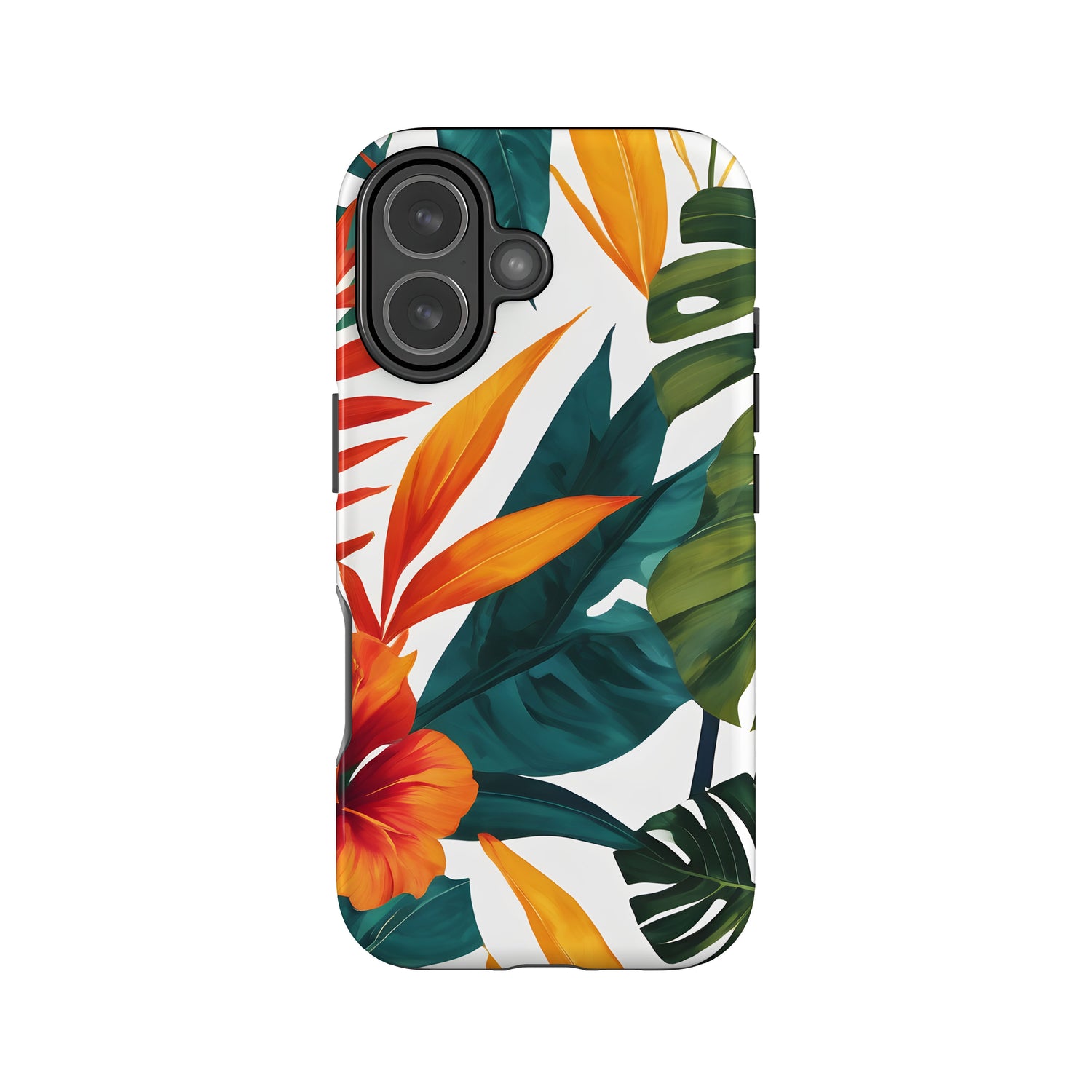 Contemporary Tropical Floral Case iPhone 17 Phone Case