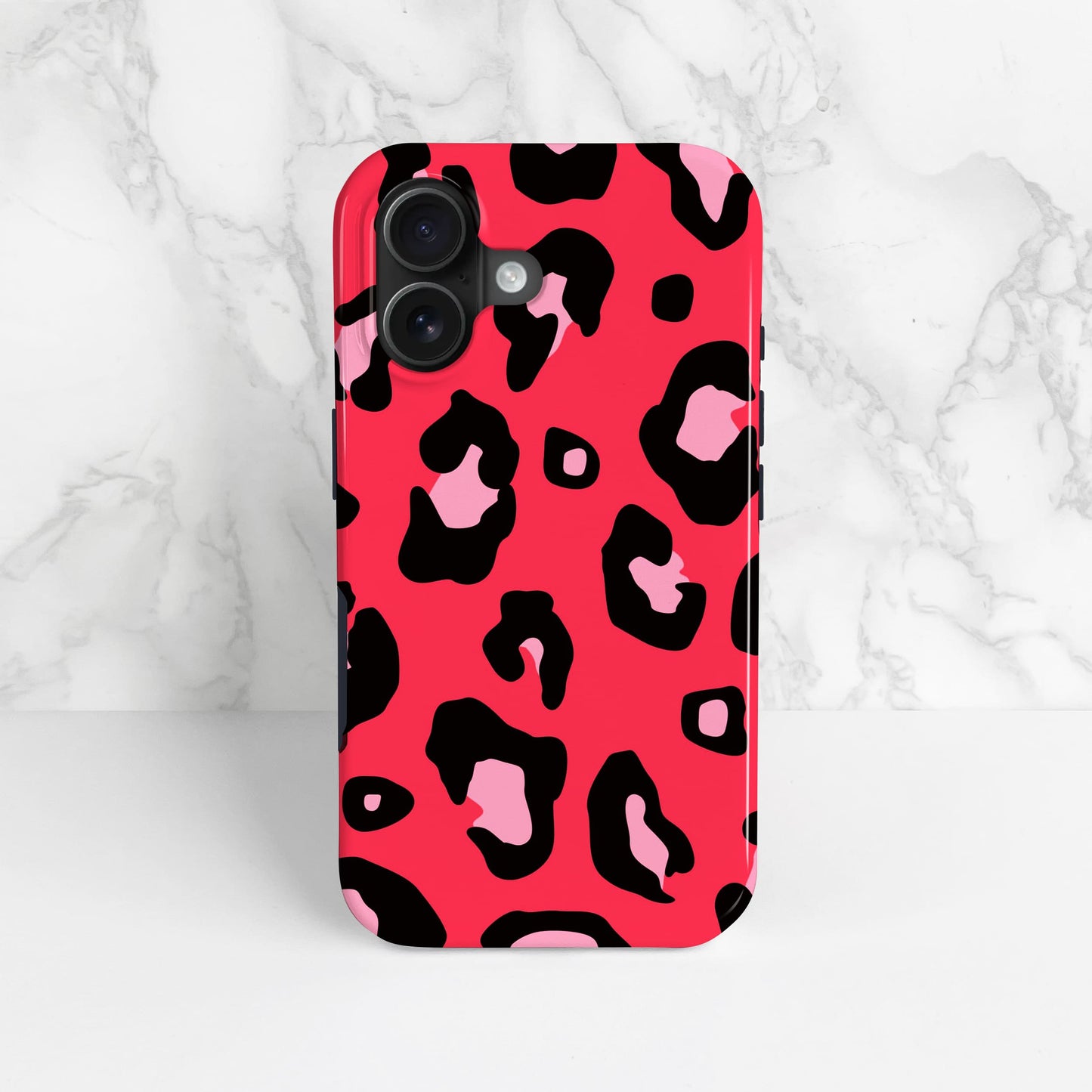 Red and Pink Leopard Spot Pattern Case  Phone Case