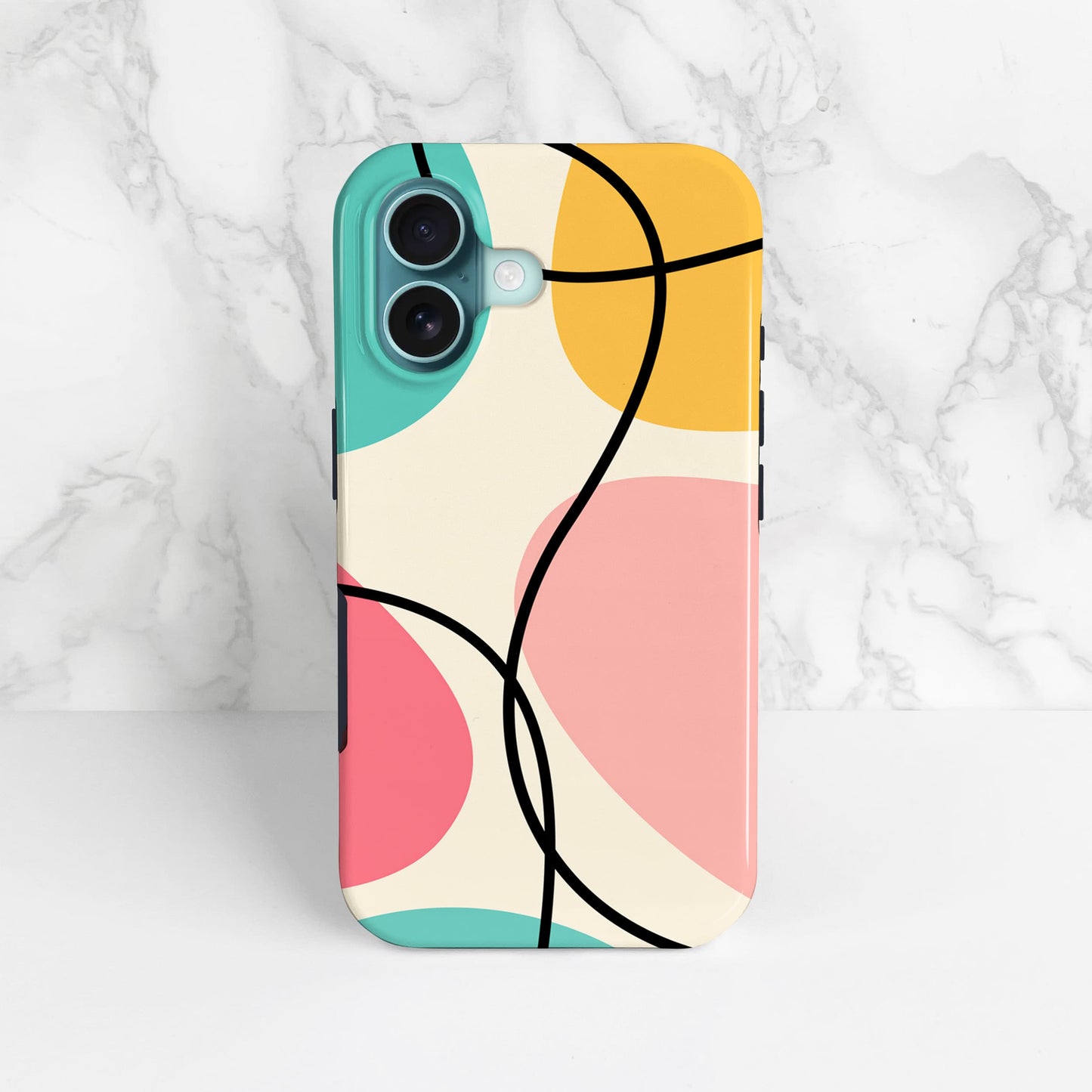 Abstract Colour Block Pattern Case  Phone Case