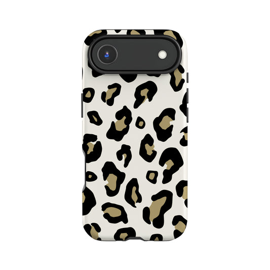 Gold Leopard Print Spots Phone Case iPhone 17 Air Phone Case