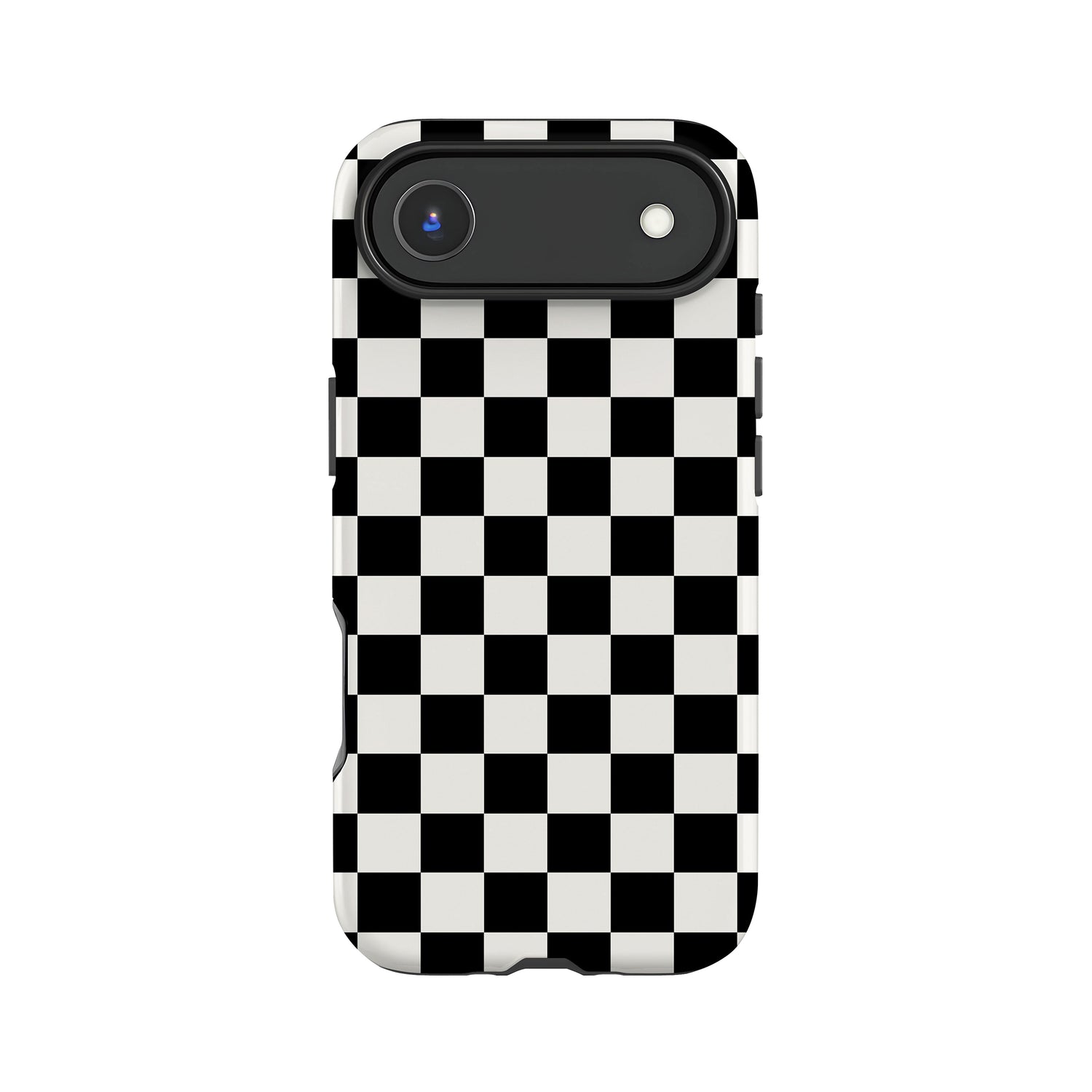 Black Checkerboard Phone Case iPhone 17 Air Phone Case