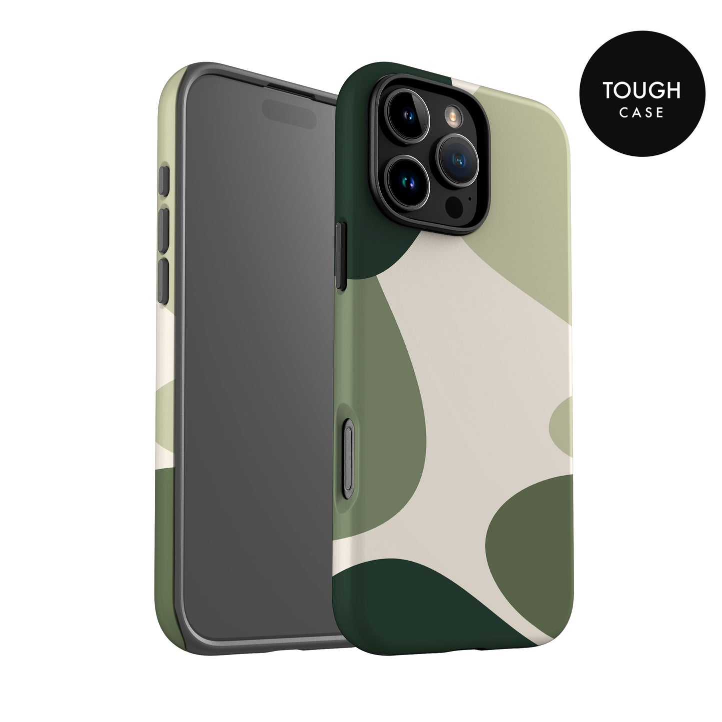 Personalised Abstract Green Colour Block Case Phone Case