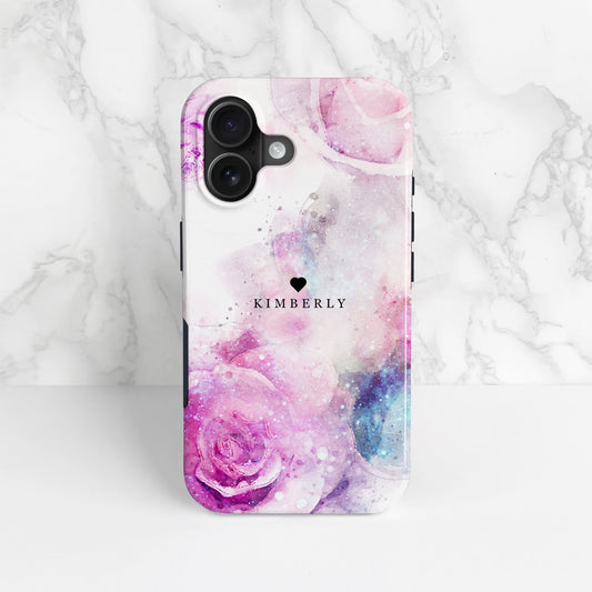 Cosmic Floral Print Personalised Phone Case  Phone Case