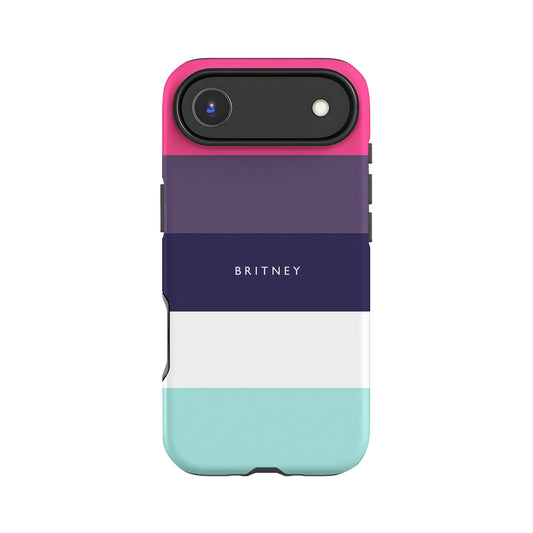 Pink Purple Grape Stripe Phone Case iPhone 17 Air Phone Case