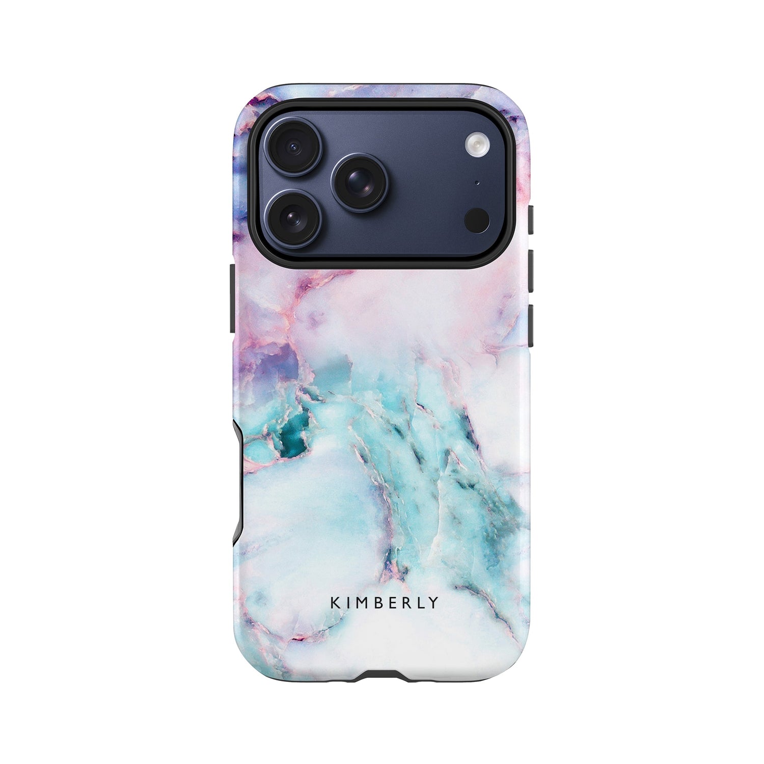 Rainbow Marble Custom Name Phone Case iPhone 17 Pro Phone Case