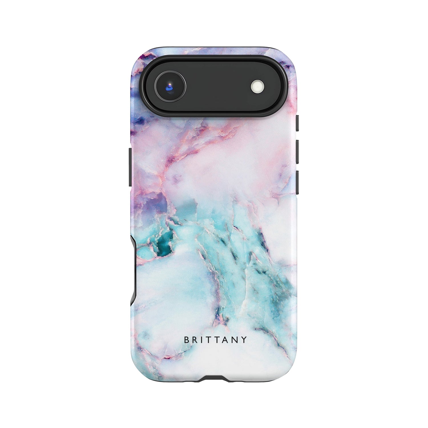 Rainbow Marble Custom Name Phone Case1