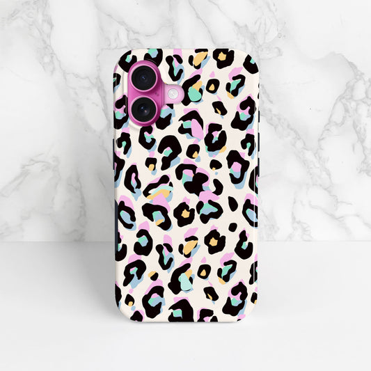 Multicolour Ditsy Leopard Print Phone Case  Phone Case