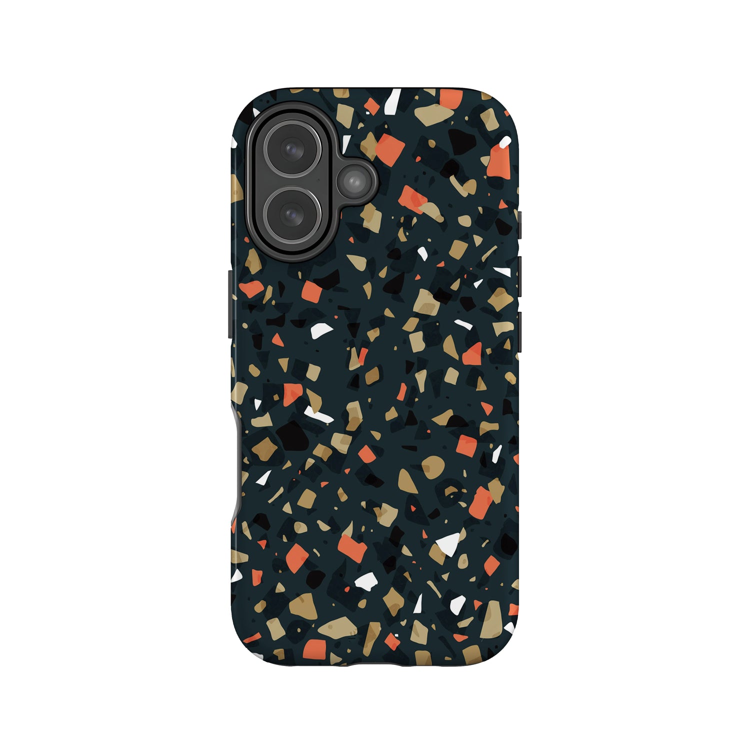Orange Toffee Terrazzo Phone Case iPhone 17 Phone Case