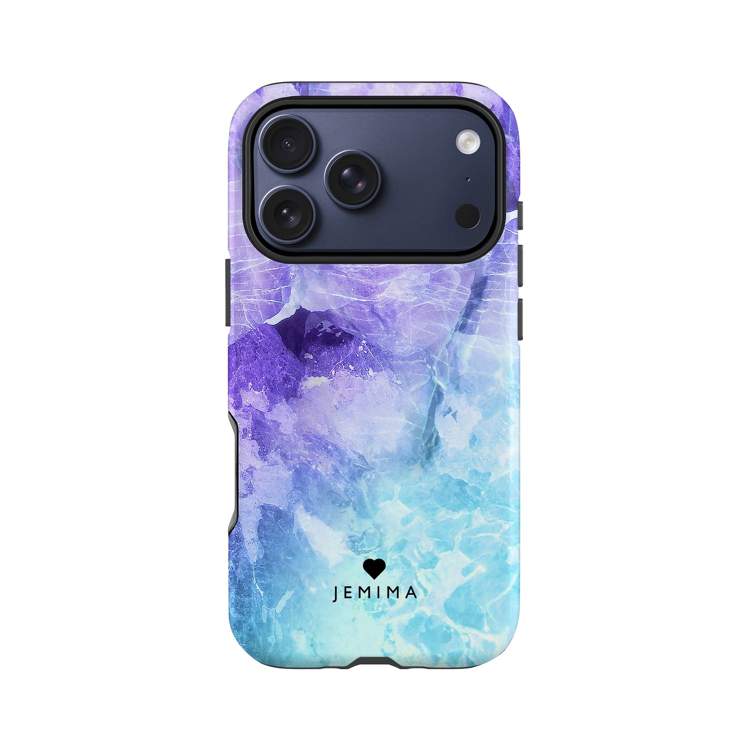 Purple and Blue Personalised Gift Phone Case iPhone 17 Pro Phone Case