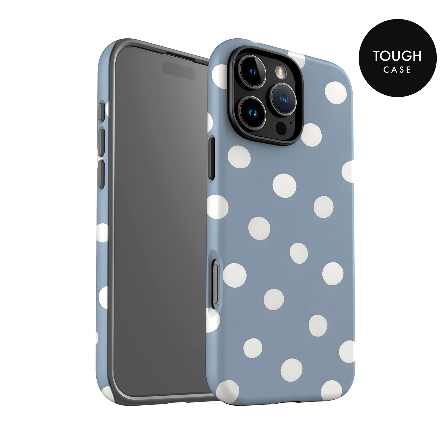 Muted Blue Polka Dot Phone Case Phone Case