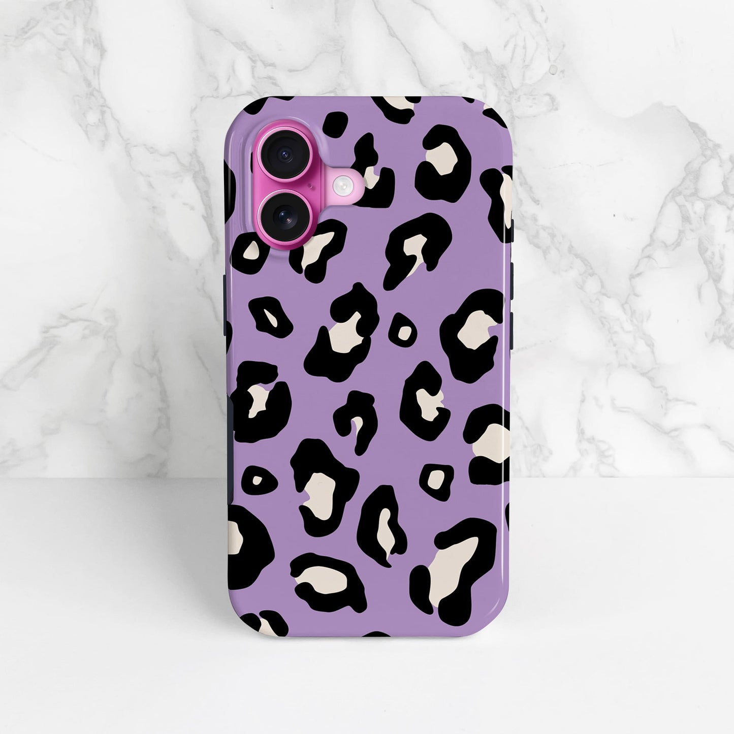 Lavender Purple Leopard Print Pattern Phone Case  Phone Case