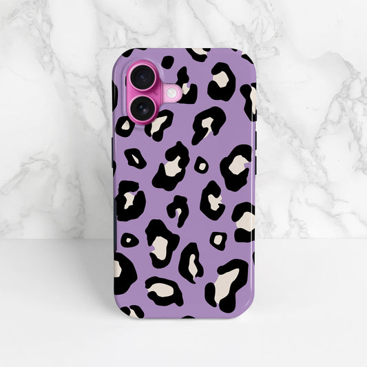 Lavender Purple Leopard Print Pattern Phone Case  Phone Case