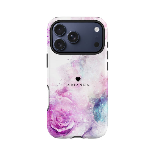 Cosmic Floral Print Personalised Phone Case iPhone 17 Pro Phone Case