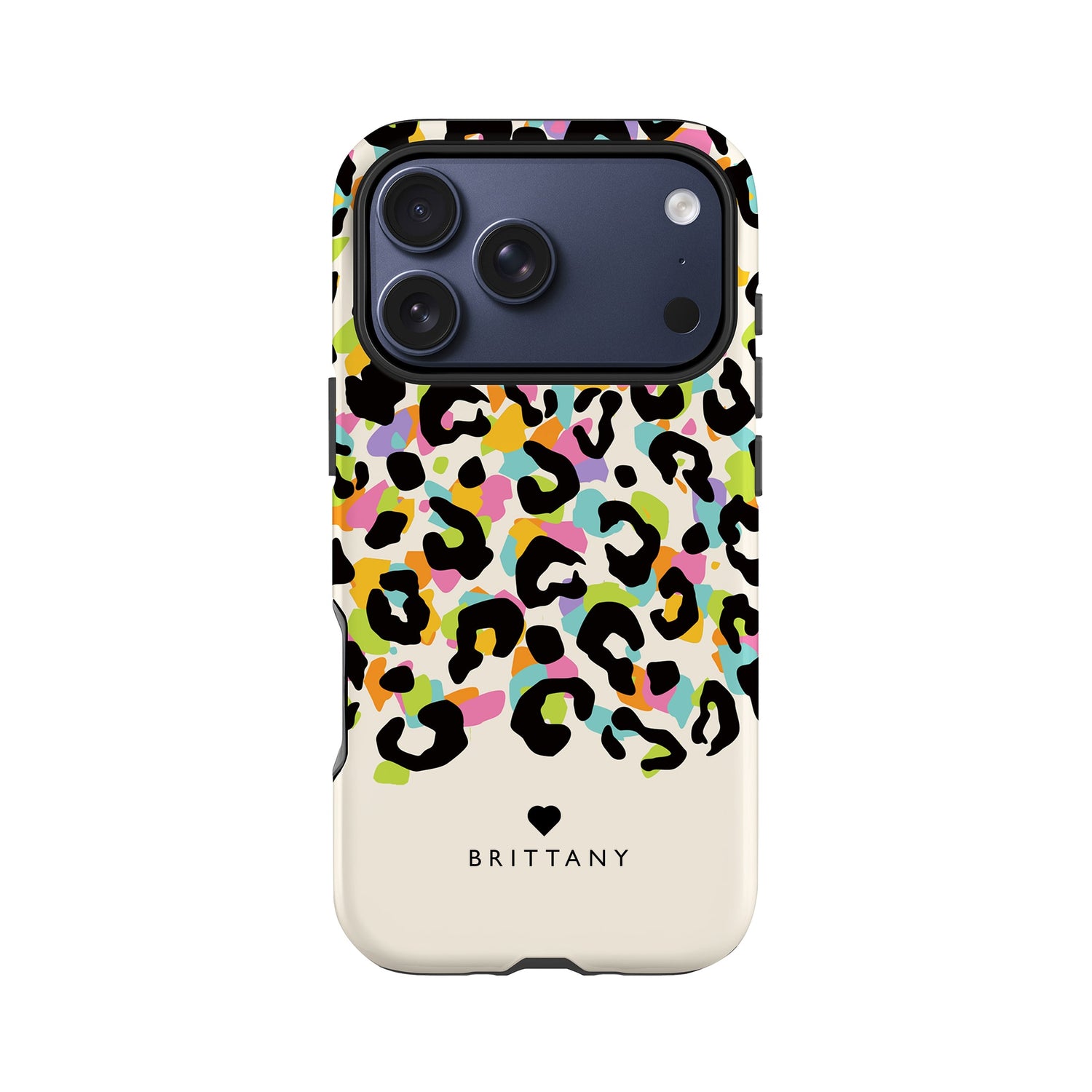 Abstract Rainbow Leopard Spots Personalised Case Phone Case