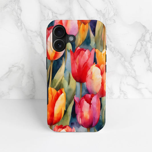 Tulip Floral Print Case  Phone Case