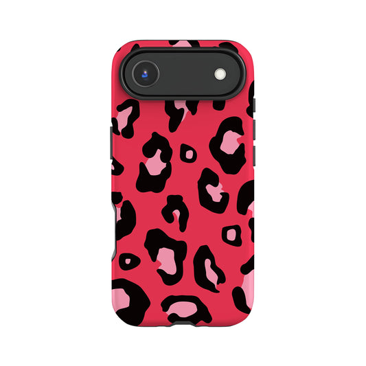 Red and Pink Leopard Spot Pattern Case iPhone 17 Air Phone Case