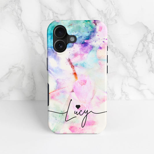 Pastel Watercolour Marble Custom Phone Case  Phone Case