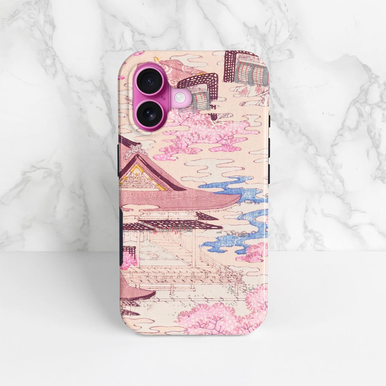 Cherry Blossom Vintage Japanese Print Case  Phone Case