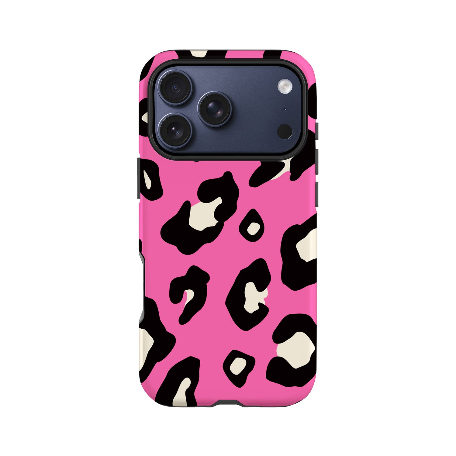 Pink Leopard Print Pattern Animal Spots Phone Case iPhone 17 Pro Phone Case