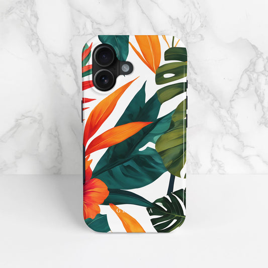 Contemporary Tropical Floral Case  Phone Case