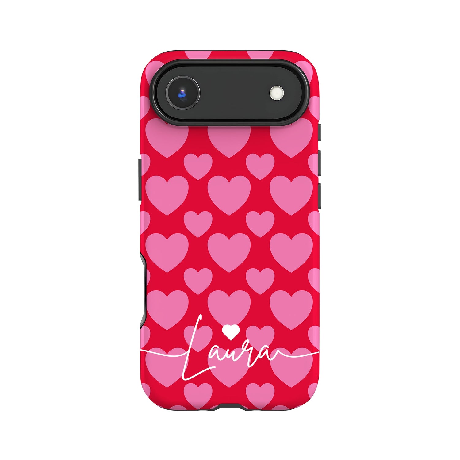 Personalised Red Pink Heart Pattern Case Phone Case