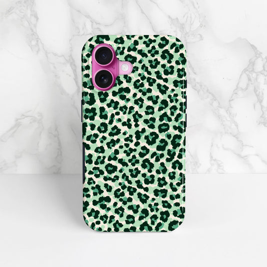 Classic Green Leopard Print Phone Case  Phone Case